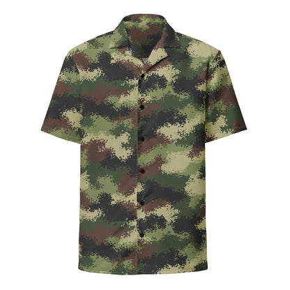 Serbian Digital CAMO Unisex button shirt Button Shirts