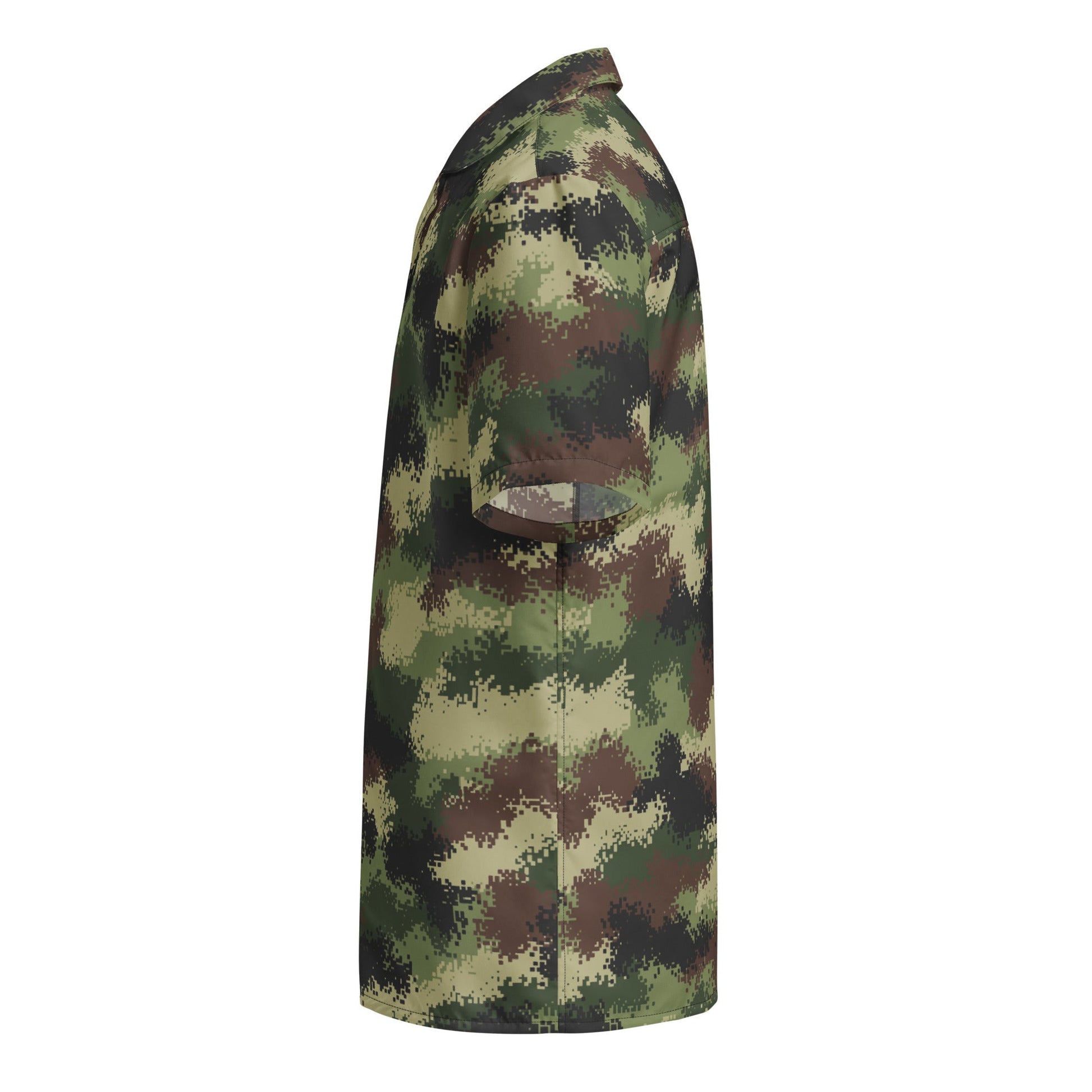 Serbian Digital CAMO Unisex button shirt Button Shirts