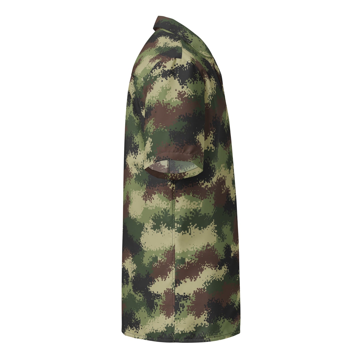 Serbian Digital CAMO Unisex button shirt Button Shirts