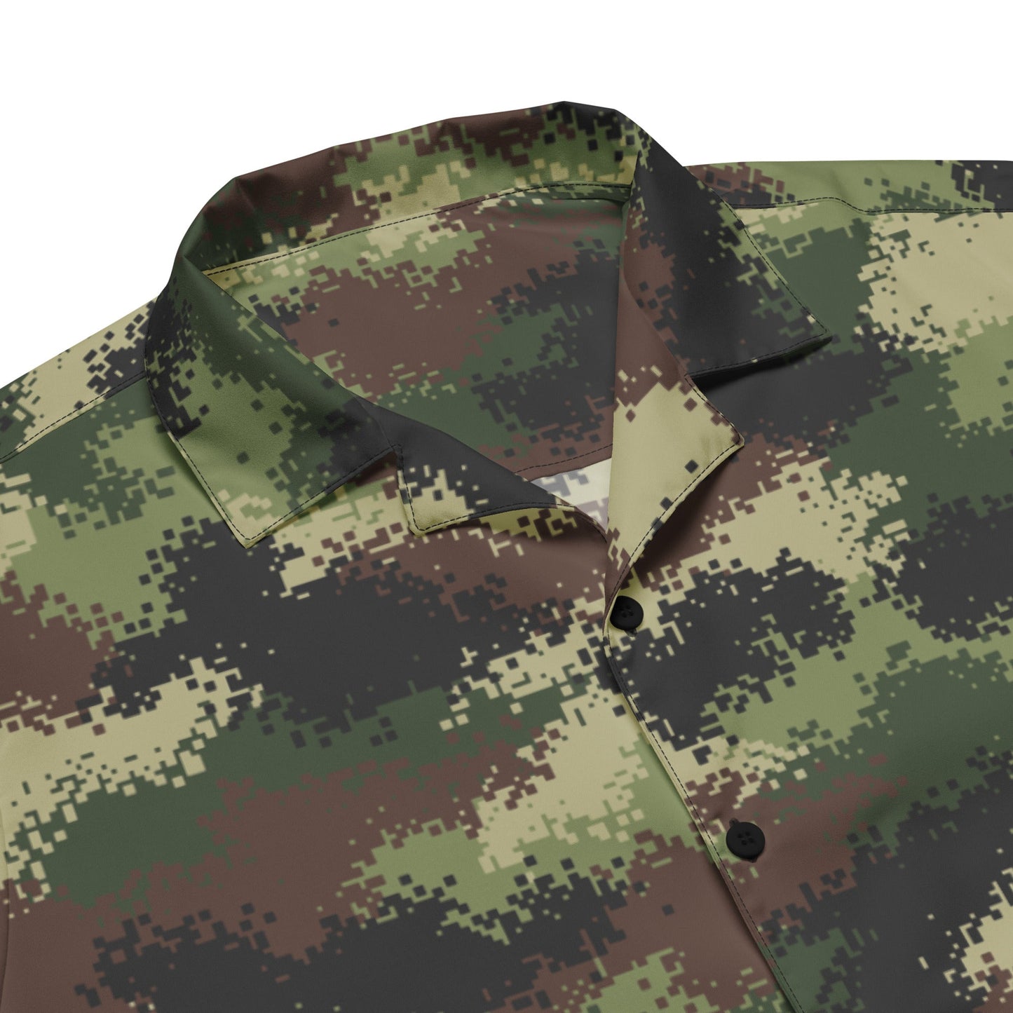 Serbian Digital CAMO Unisex button shirt Button Shirts