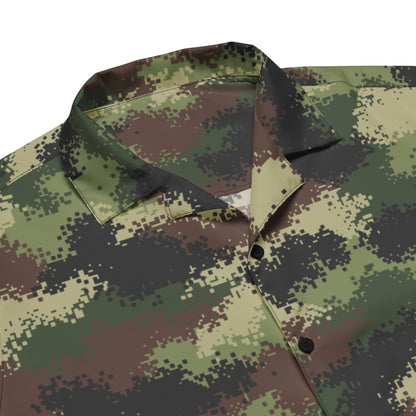 Serbian Digital CAMO Unisex button shirt Button Shirts