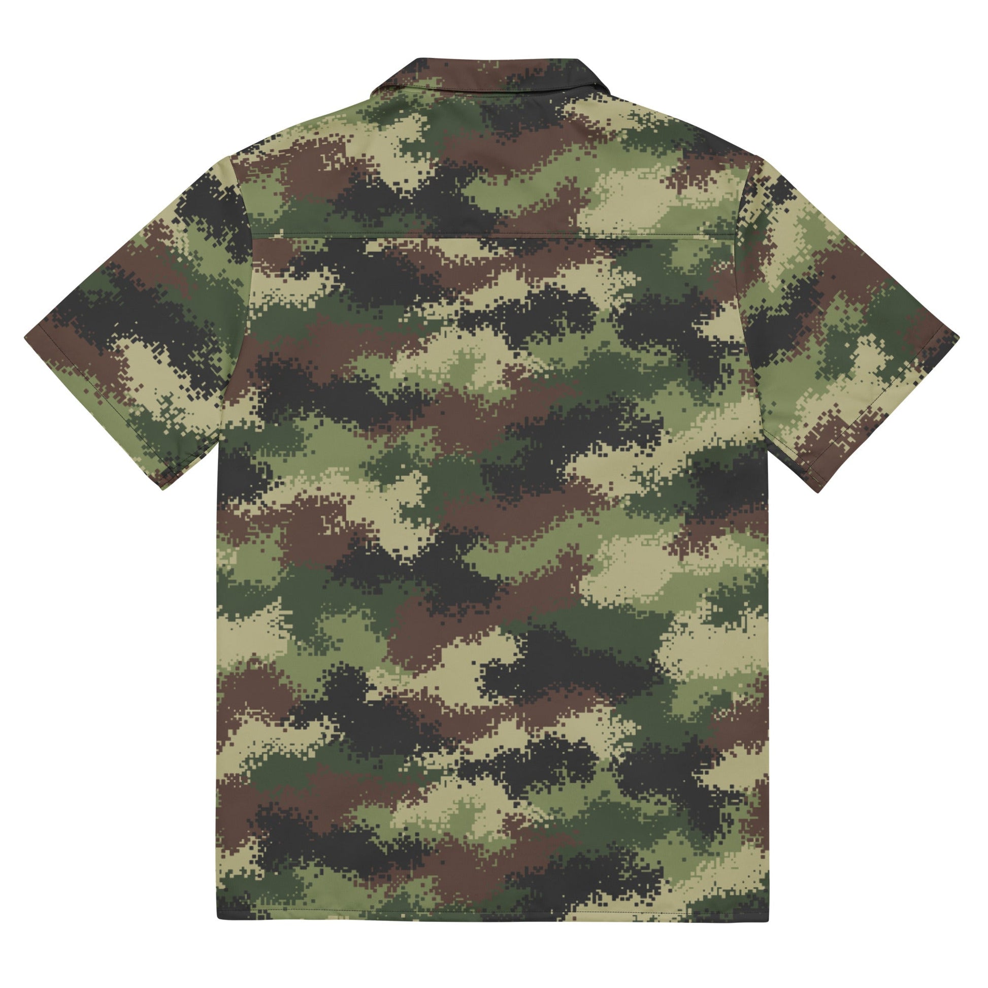 Serbian Digital CAMO Unisex button shirt Button Shirts
