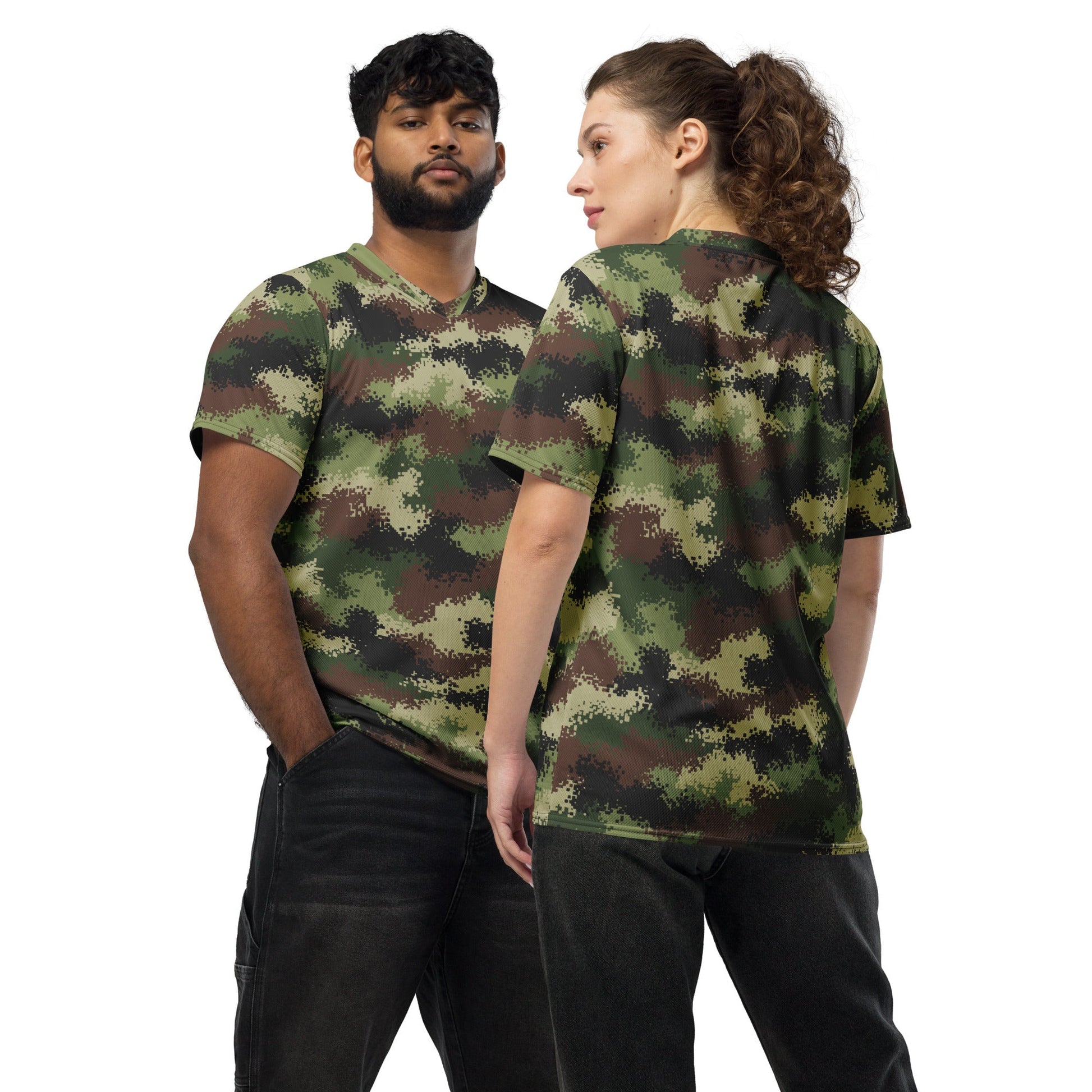Serbian Digital CAMO unisex sports jersey 2XS Sports Jerseys