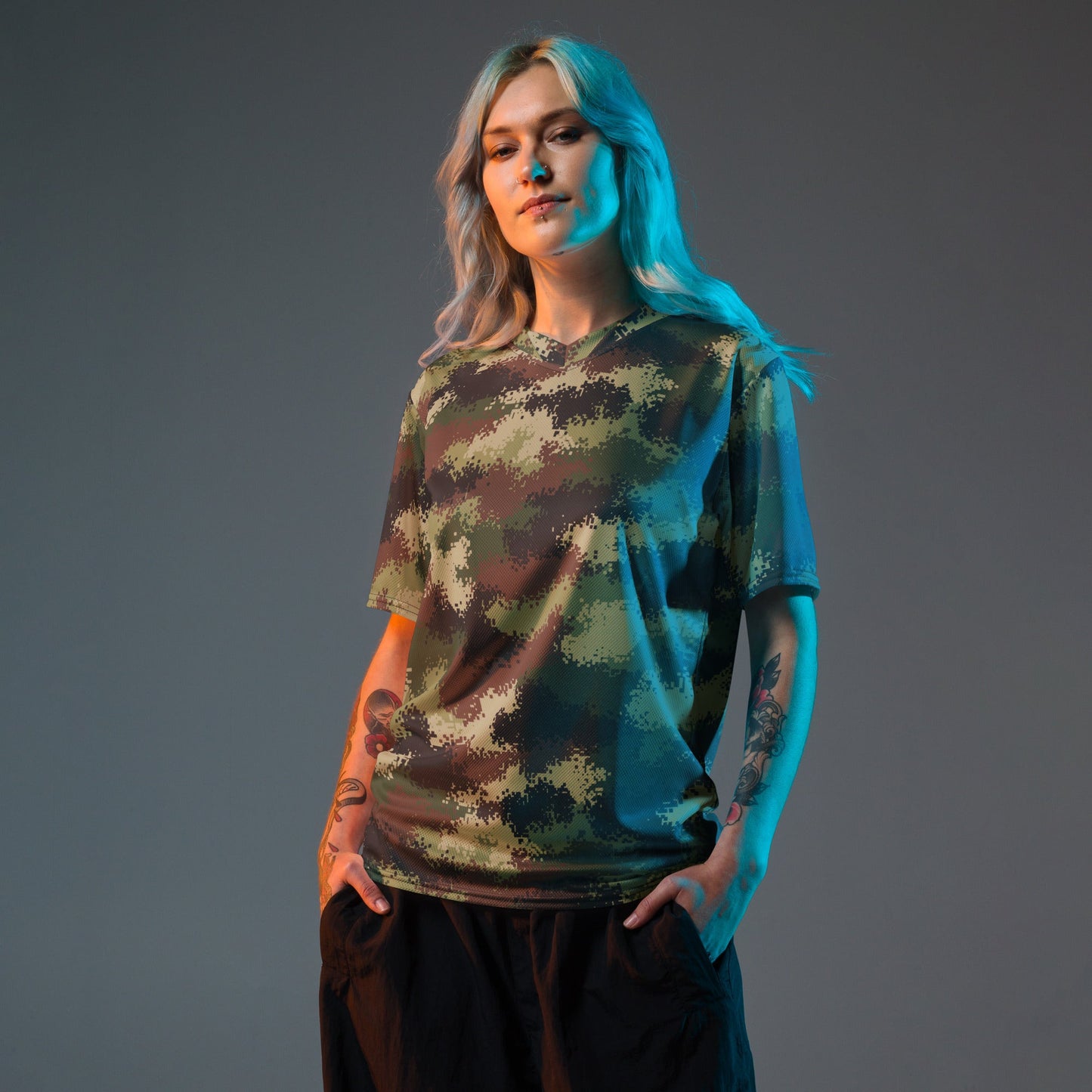 Serbian Digital CAMO unisex sports jersey Sports Jerseys