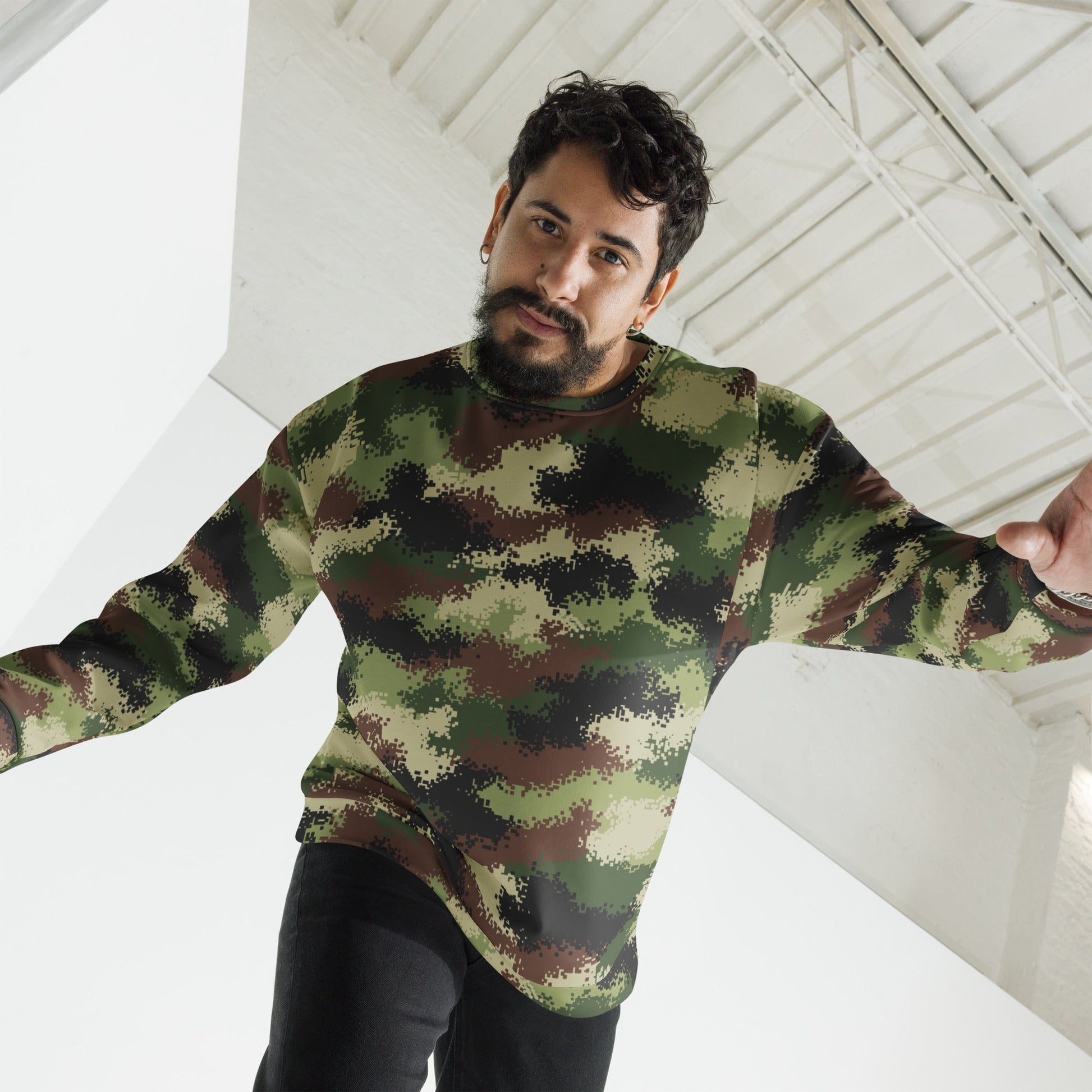 Serbian Digital CAMO Unisex Sweatshirt Sweatshirts