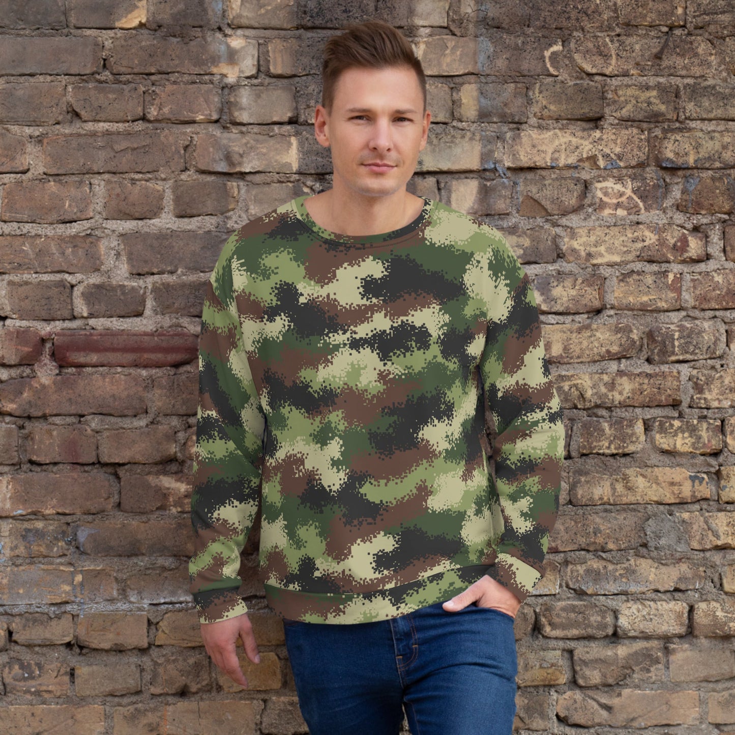 Serbian Digital CAMO Unisex Sweatshirt XS Sweatshirts