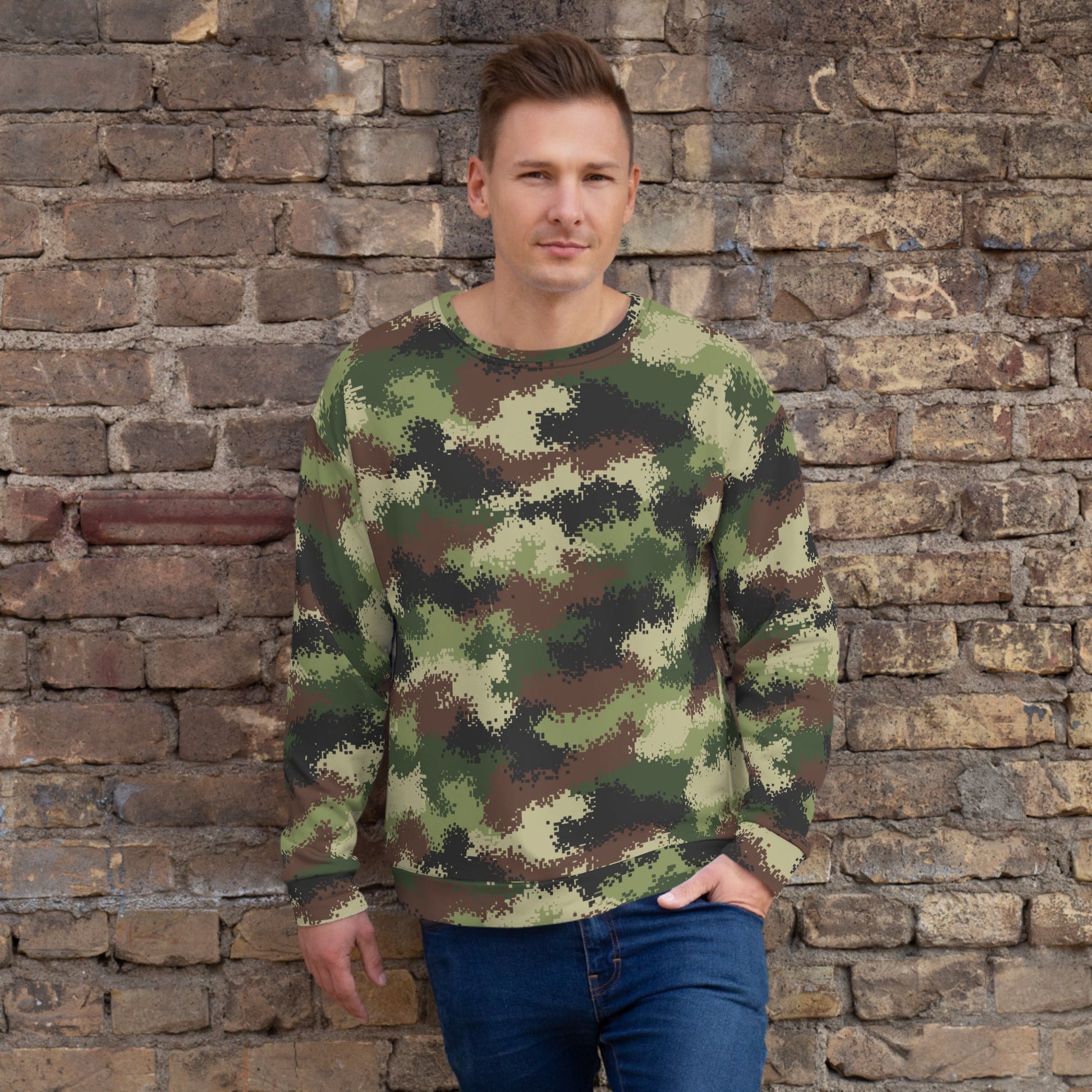 Serbian Digital CAMO Unisex Sweatshirt XS Sweatshirts
