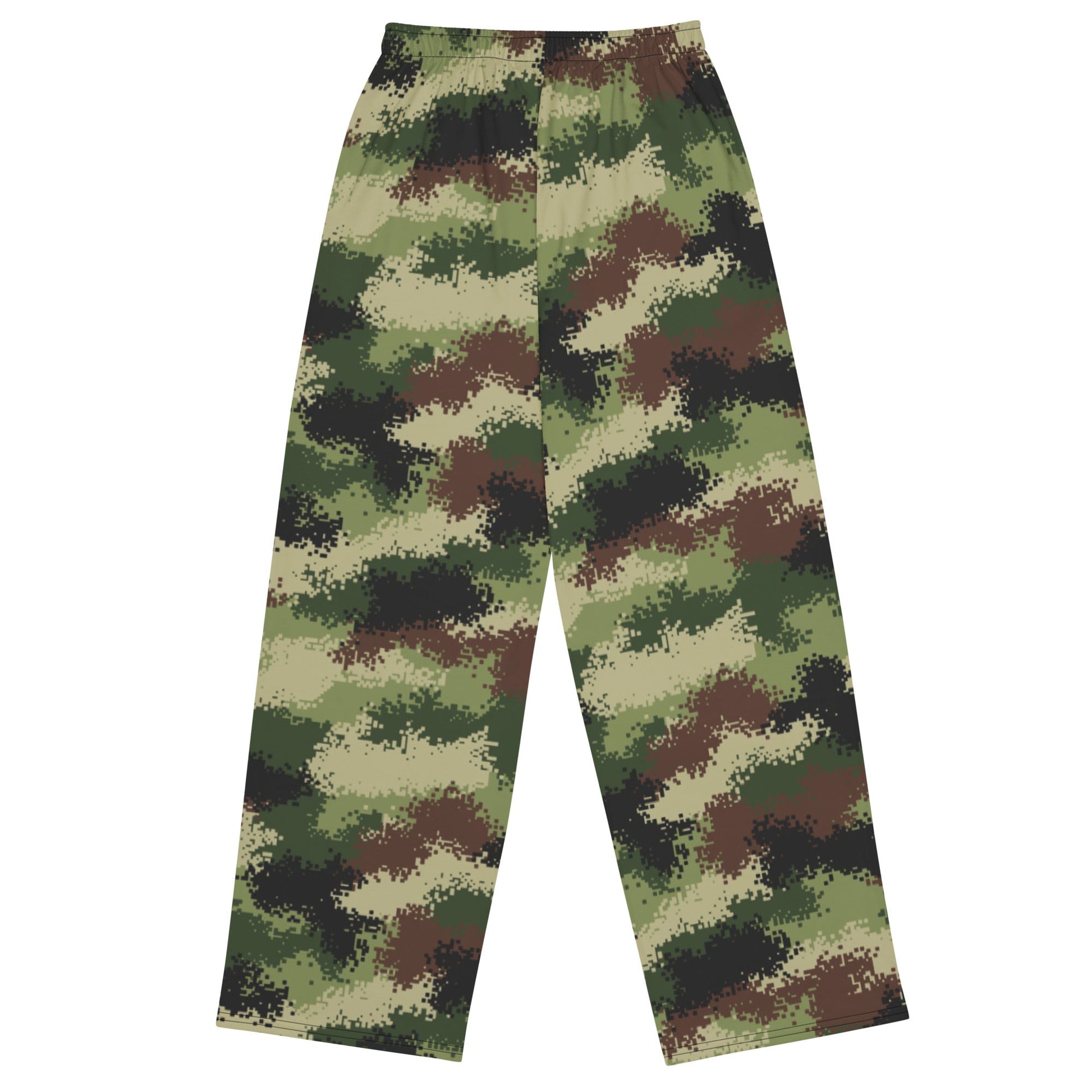 Serbian Digital CAMO unisex wide leg pants Wide Pants