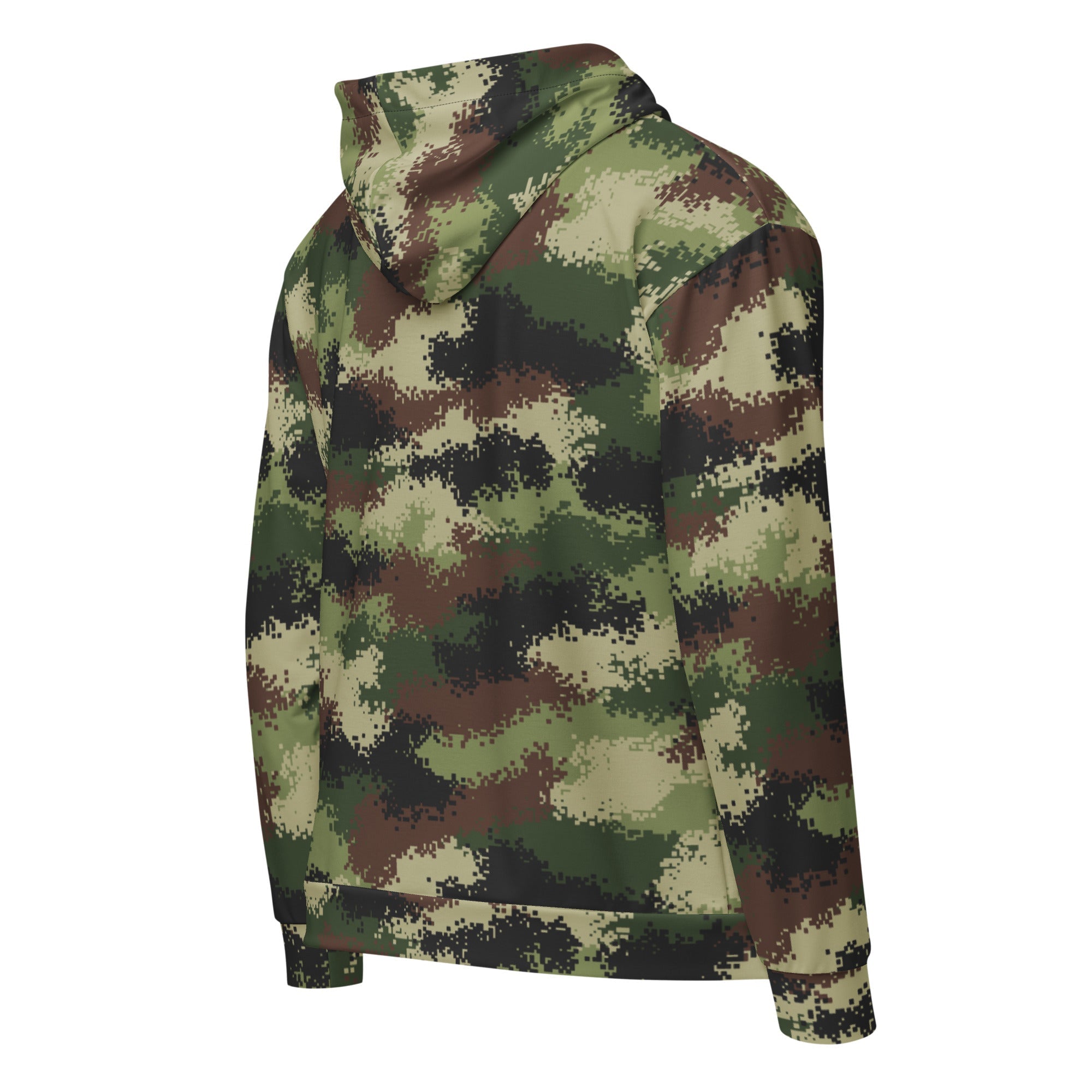 CAMO HQ - Serbian Digital CAMO Unisex Zip Hoodie - Worldwide Shipping
