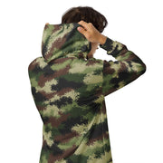 Digital Serbian Woodland CAMO Unisex Zip Hoodie