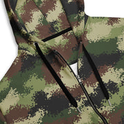 Digital Serbian Woodland CAMO Unisex Zip Hoodie