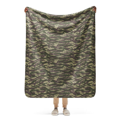 Serbian Lizard Arkan CAMO Sherpa blanket - 50″×60″ - Blankets