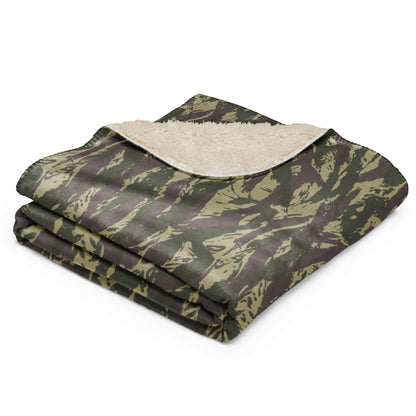 Serbian Lizard Arkan CAMO Sherpa blanket - Blankets