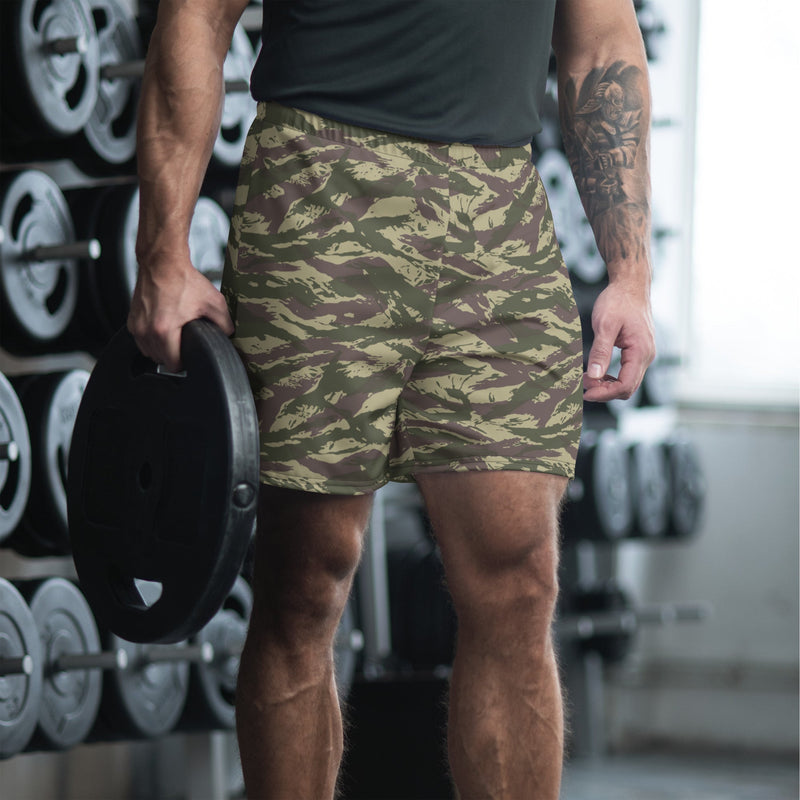 Lizard Serbian Arkan CAMO Unisex Athletic Long Shorts - 2XS