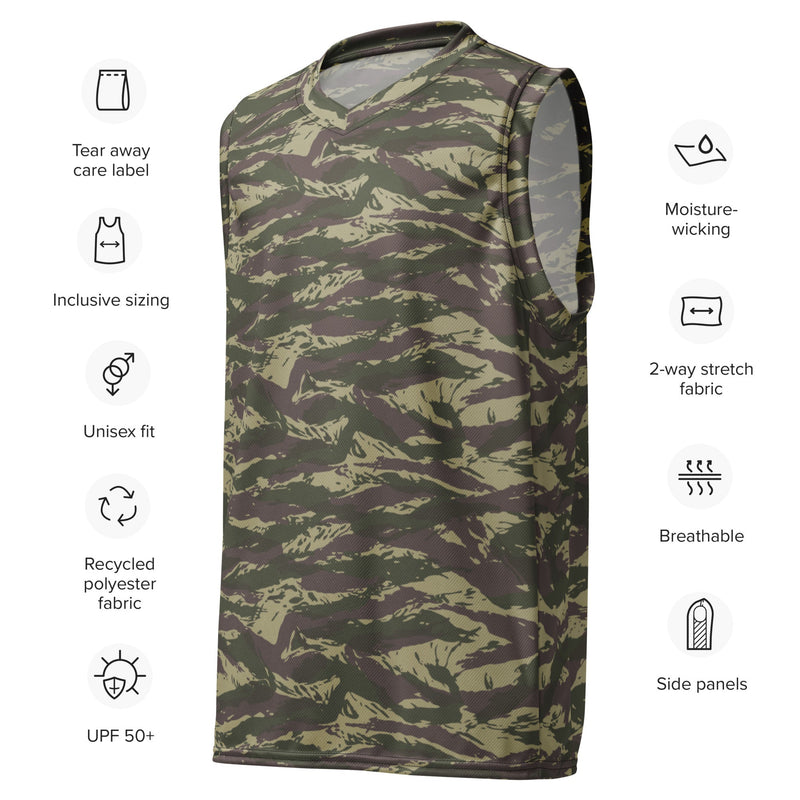 Lizard Serbian Arkan CAMO Unisex Basketball Jersey