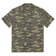 Lizard Serbian Arkan CAMO Unisex Short-Sleeve Button Shirt - 2XS - Button-Up