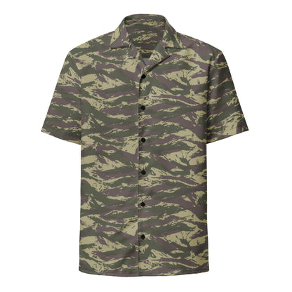 Serbian Lizard Arkan CAMO Unisex button shirt - Button Shirts