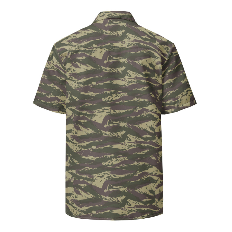 Lizard Serbian Arkan CAMO Unisex Short-Sleeve Button Shirt - Button-Up