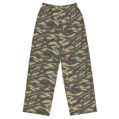 Serbian Lizard Arkan CAMO unisex wide-leg pants - 2XS - Wide-leg Pants