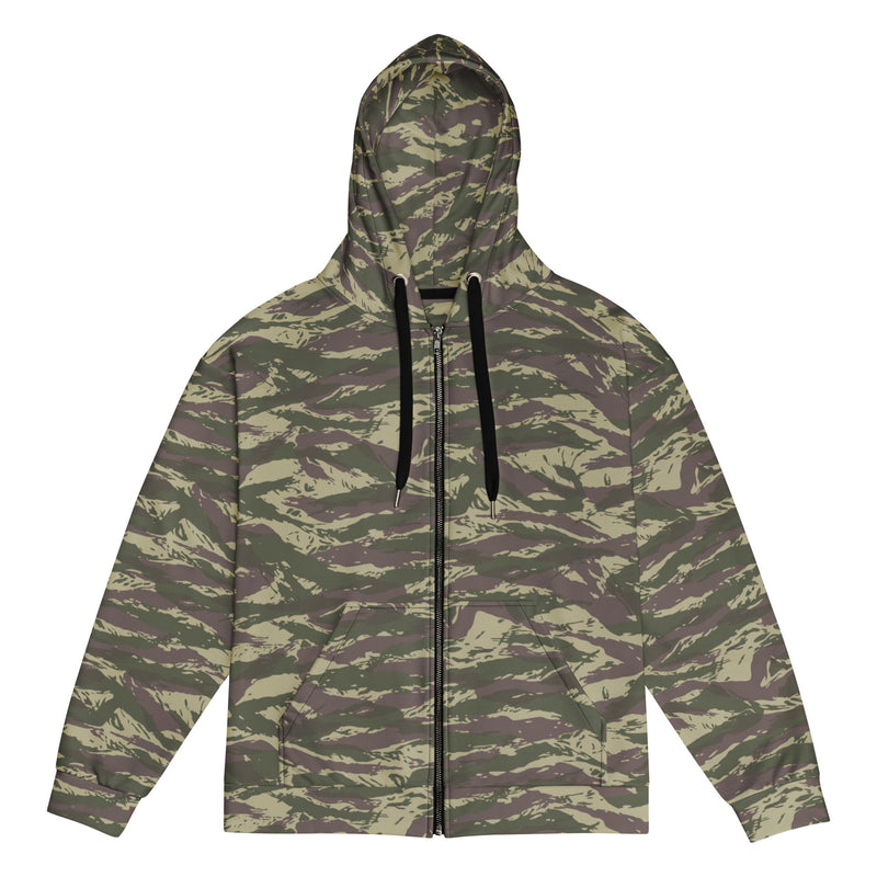 Lizard Serbian Arkan CAMO Unisex Zip Hoodie - 2XS