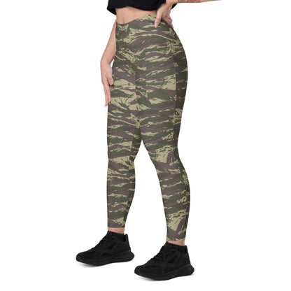 Serbian Lizard Arkan Volunteer Guard CAMO Leggings with pockets - Womens With Pockets