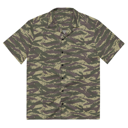 Serbian Lizard Arkan Volunteer Guard CAMO Unisex button shirt - 2XS - Button Shirt