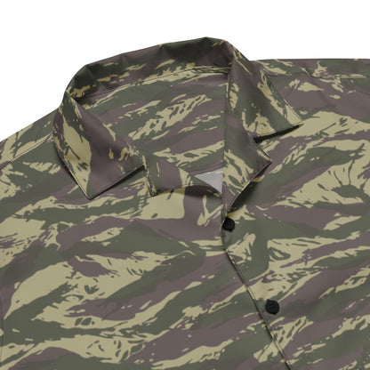 Serbian Lizard Arkan Volunteer Guard CAMO Unisex button shirt - Button Shirt