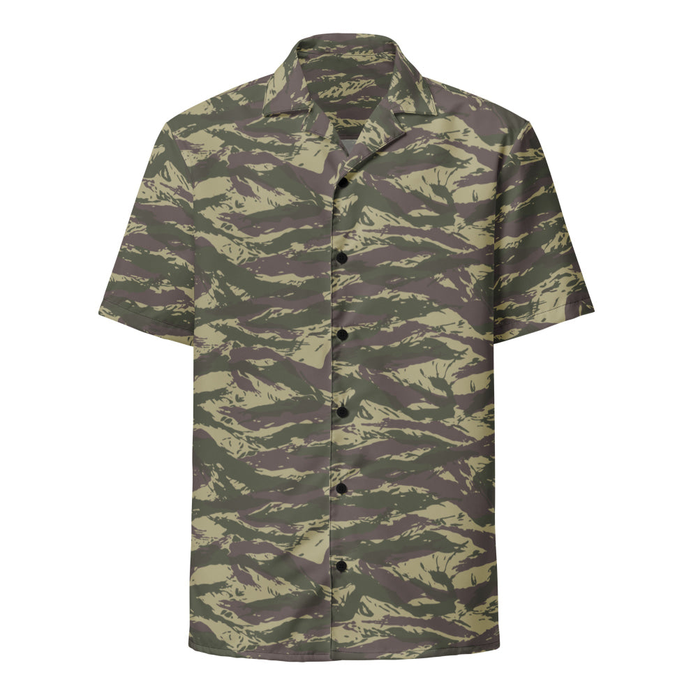 Serbian Lizard Arkan Volunteer Guard CAMO Unisex button shirt - Button Shirt