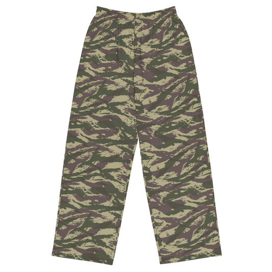 Serbian Lizard Arkan Volunteer Guard CAMO unisex wide-leg pants - 2XS - Unisex Wide-Leg Pants