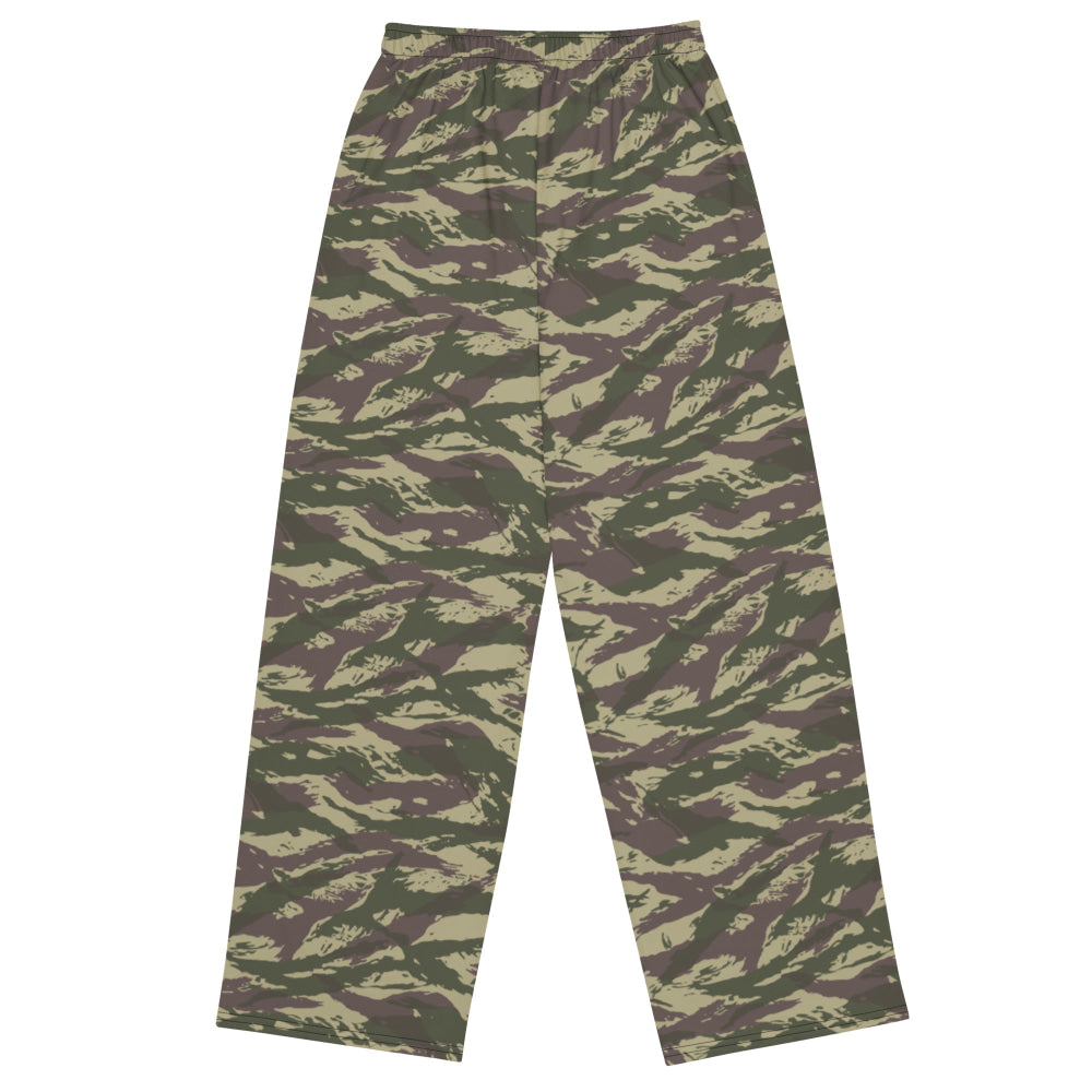 Serbian Lizard Arkan Volunteer Guard CAMO unisex wide-leg pants - Unisex Wide-Leg Pants