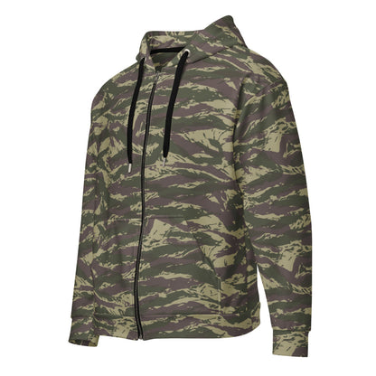 Serbian Lizard Arkan Volunteer Guard CAMO Unisex zip hoodie - 2XS - Zip Hoodie