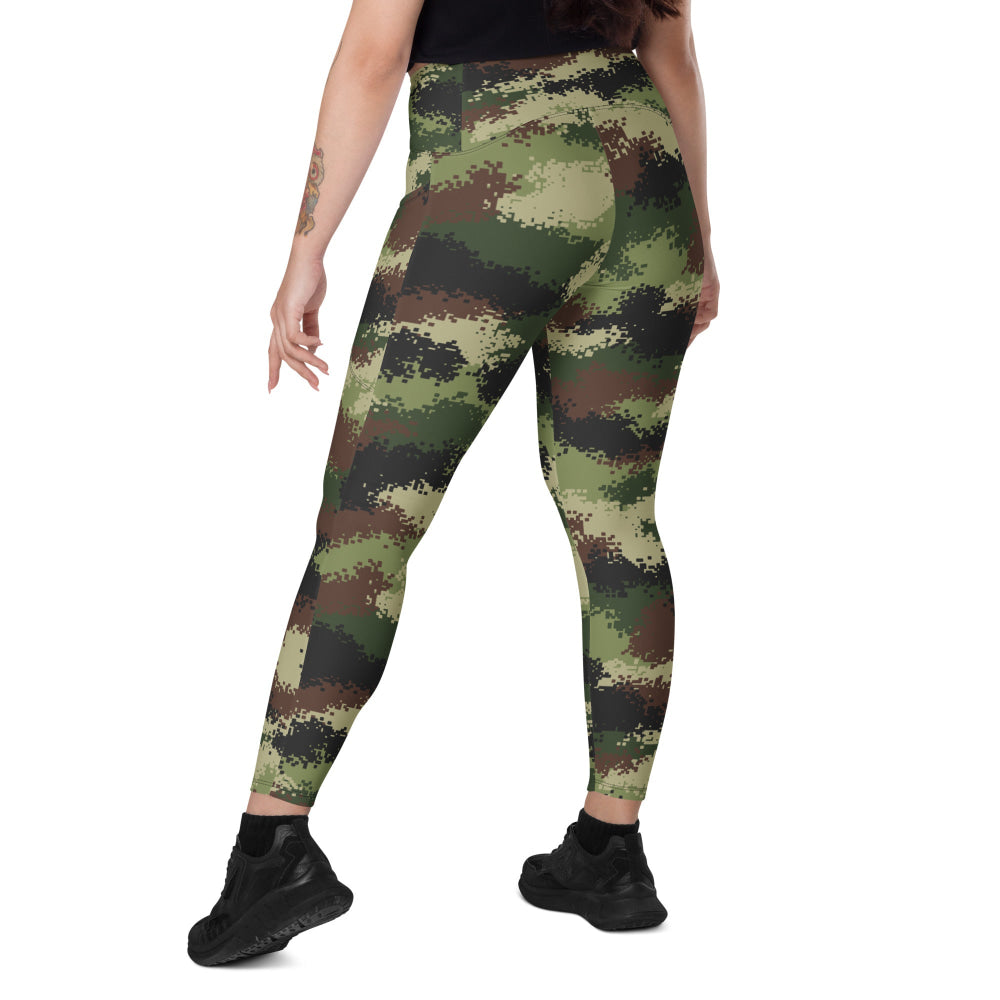 Serbian M-MDU-10 CAMO Leggings with pockets - Womens With Pockets