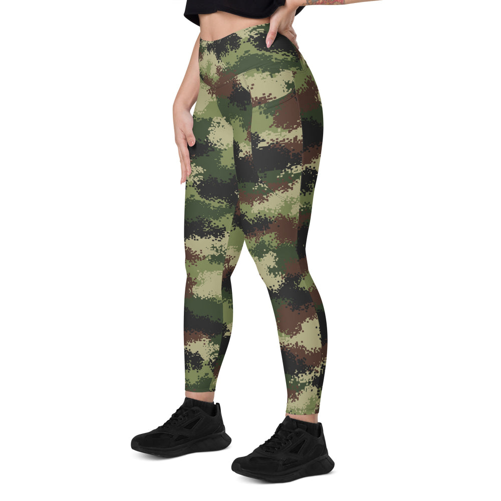 Serbian M-MDU-10 CAMO Leggings with pockets - Womens With Pockets