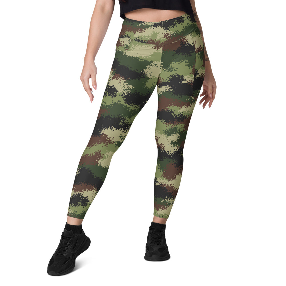 Serbian M-MDU-10 CAMO Leggings with pockets - Womens With Pockets