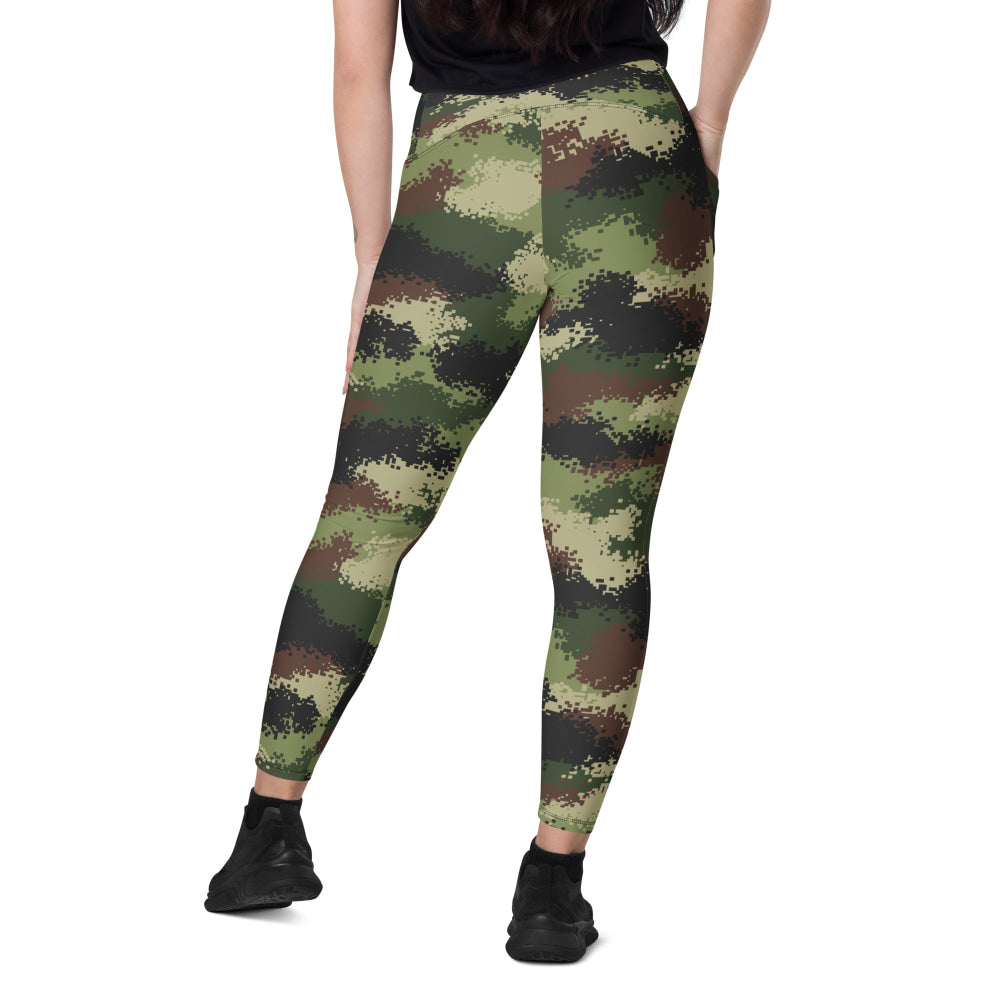 Serbian M-MDU-10 CAMO Leggings with pockets - Womens With Pockets