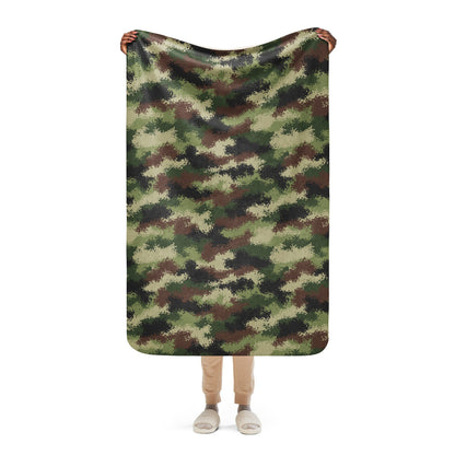 Serbian M-MDU-10 CAMO Sherpa blanket - 37″×57″ - Blanket