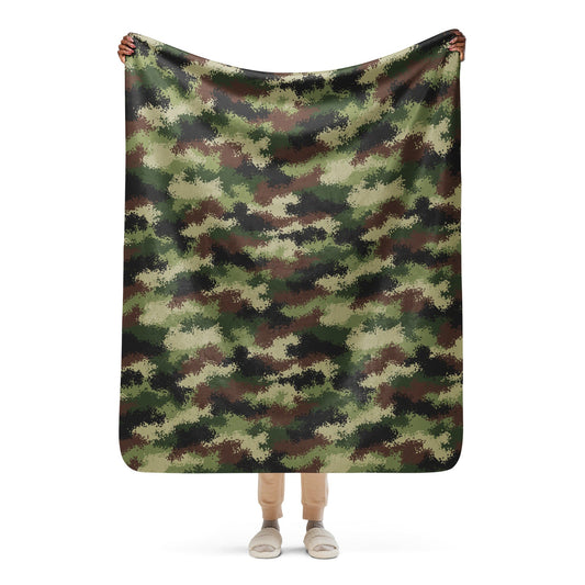 Serbian Digital CAMO Sherpa blanket - 50″×60″ - Blankets