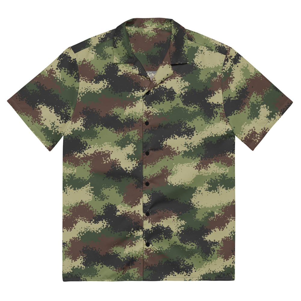 Serbian M-MDU-10 CAMO Unisex button shirt - 2XS - Button Shirt