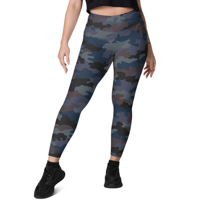 Serbian M89 Oak Leaf Police CAMO Leggings with pockets - Womens With Pockets