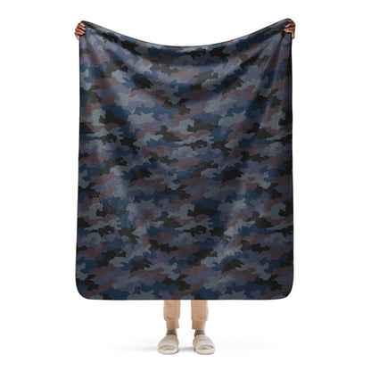 Serbian M89 Oak Leaf Police CAMO Sherpa blanket - 50″×60″ - Blanket