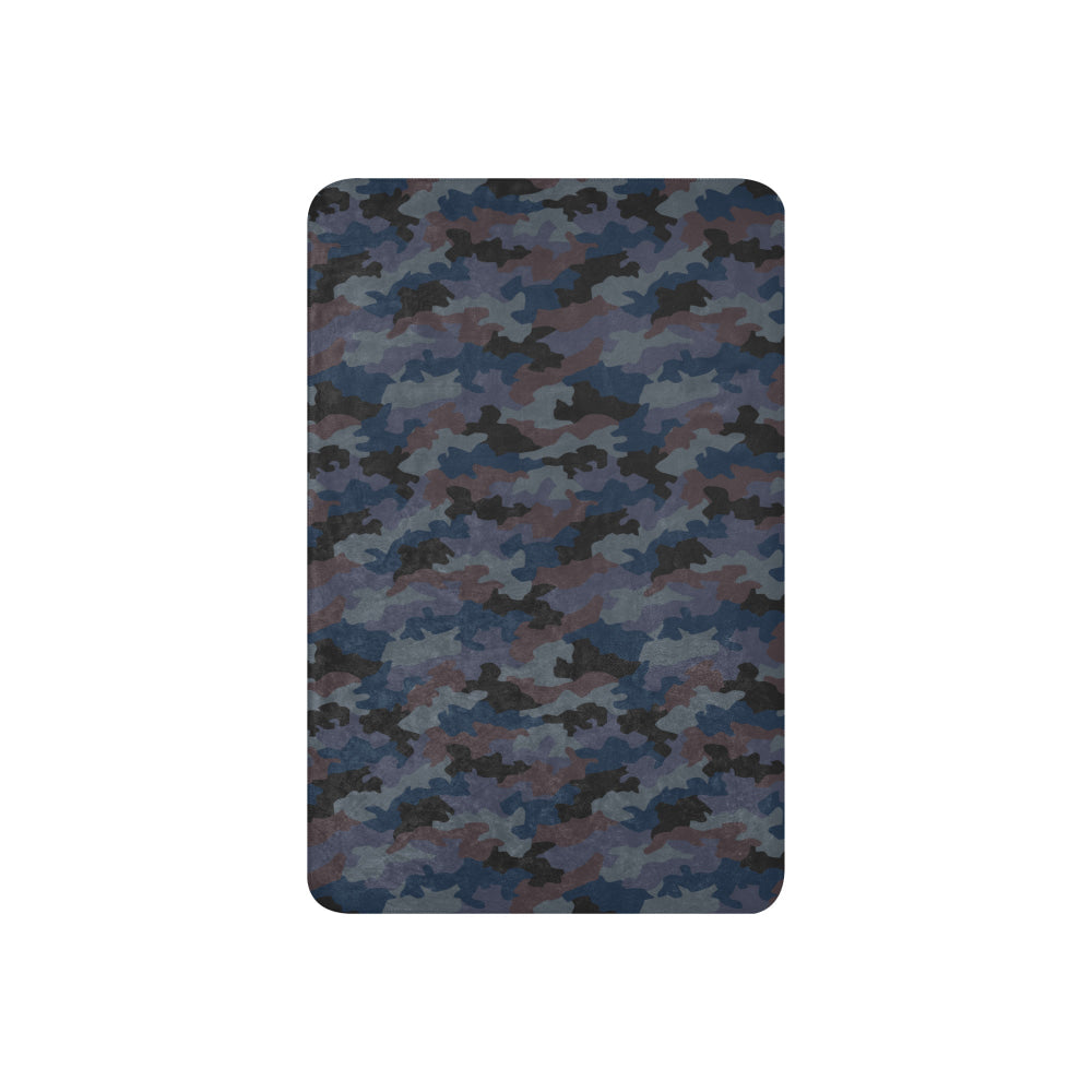 Serbian M89 Oak Leaf Police CAMO Sherpa blanket - Blanket