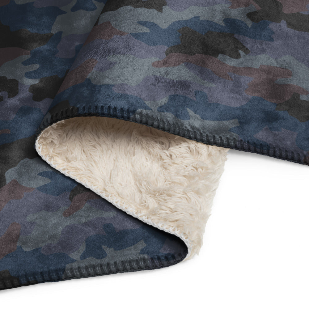 Serbian M89 Oak Leaf Police CAMO Sherpa blanket - Blanket