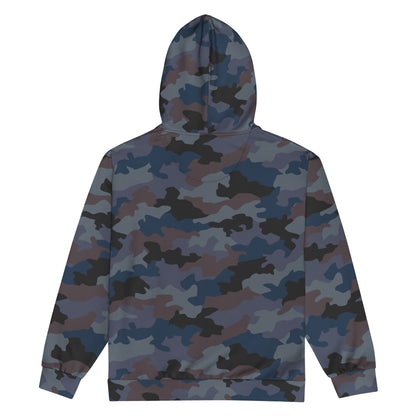 Serbian M89 Oak Leaf Police CAMO Unisex zip hoodie - Zip Hoodie