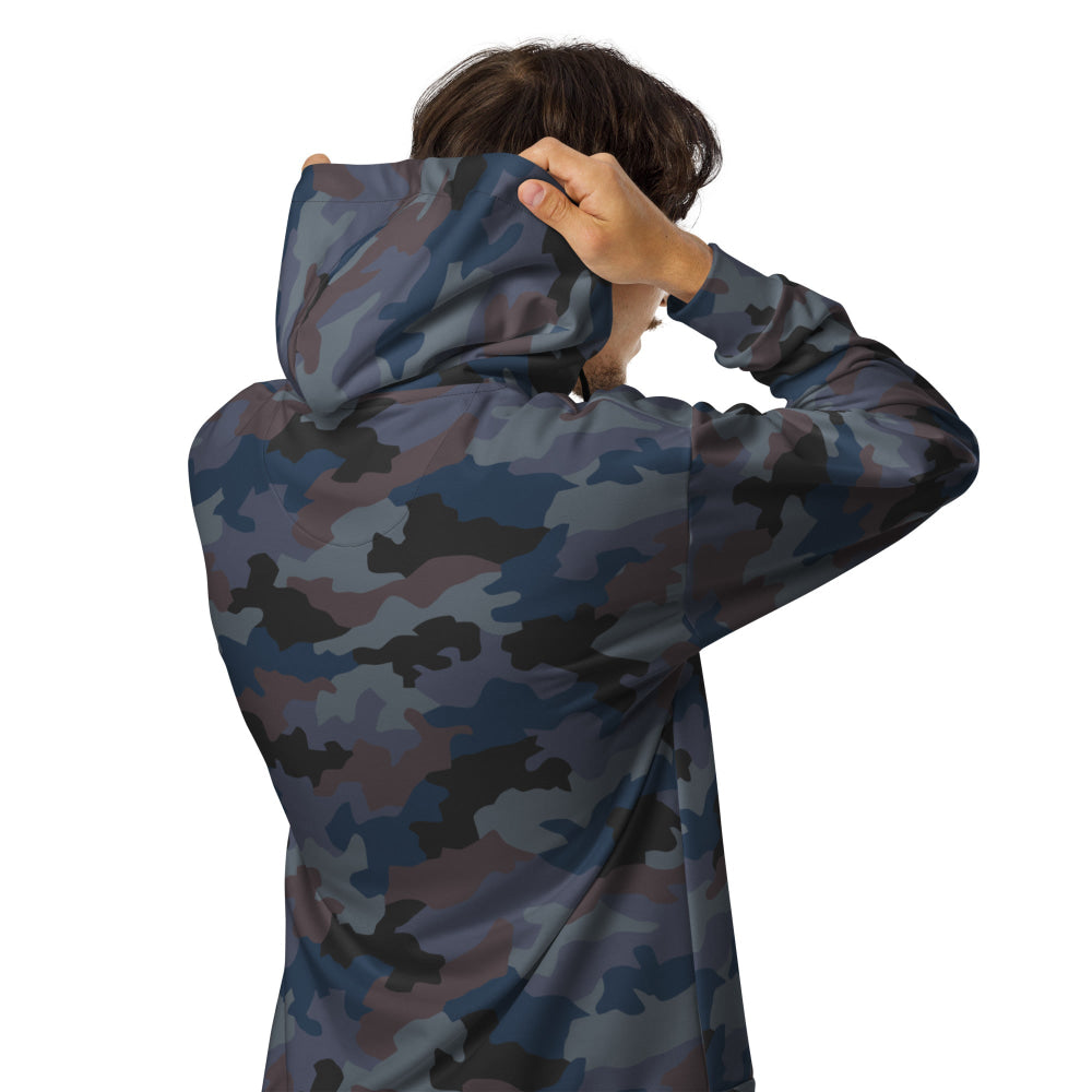 Serbian M89 Oak Leaf Police CAMO Unisex zip hoodie - Zip Hoodie