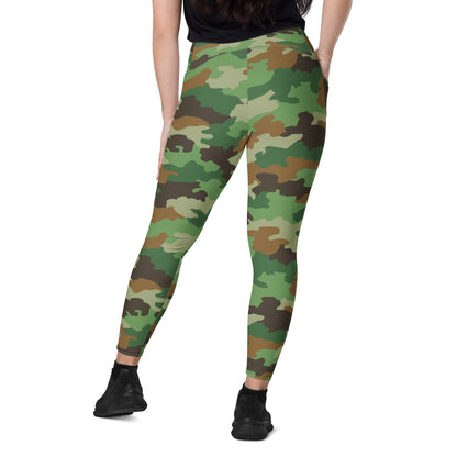 Serbian M93 Oak Leaf CAMO Leggings with pockets - Womens With Pockets