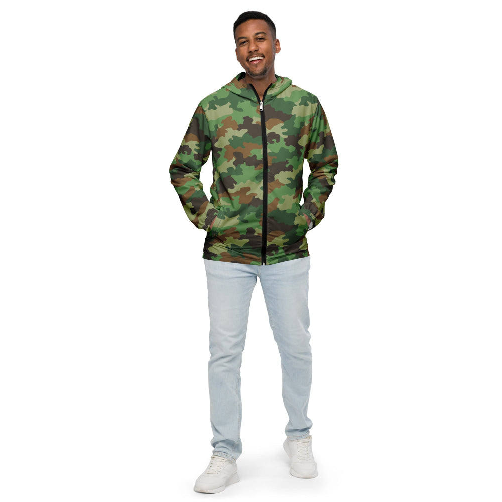 Serbian M93 Oak Leaf CAMO Men’s windbreaker - Mens Windbreaker