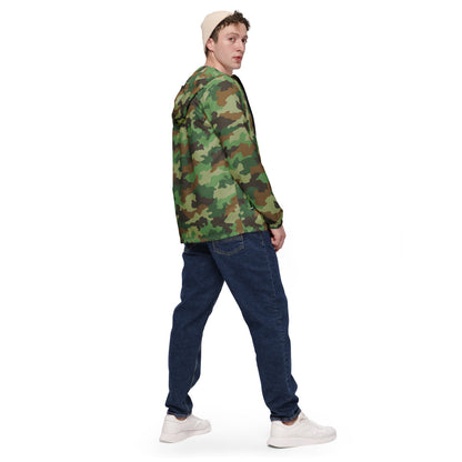 Serbian M93 Oak Leaf CAMO Men’s windbreaker - Mens Windbreaker