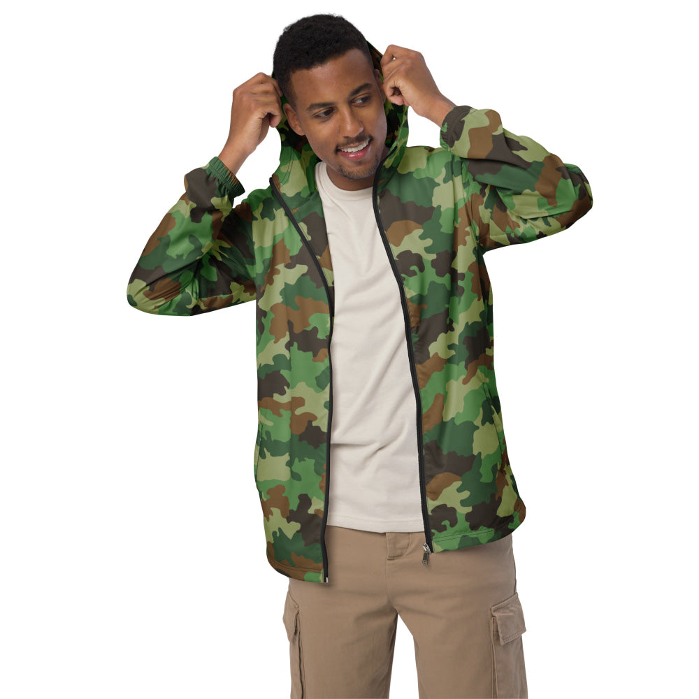 Serbian M93 Oak Leaf CAMO Men’s windbreaker - Mens Windbreaker