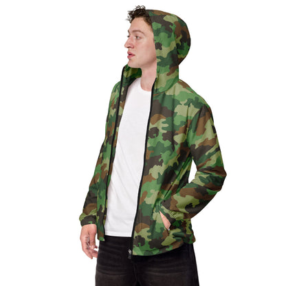 Serbian M93 Oak Leaf CAMO Men’s windbreaker - XS - Mens Windbreaker