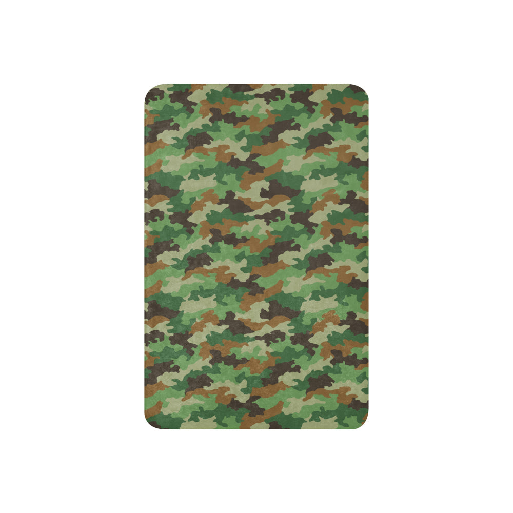 Serbian M93 Oak Leaf CAMO Sherpa blanket - Blanket